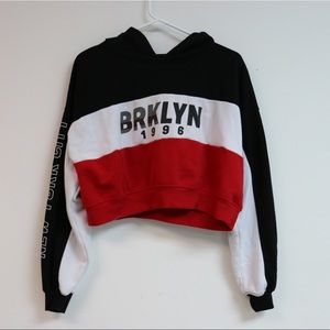Brooklyn 1996 crop hoodie
